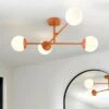 Elements Tela 4 Light Semi Flush Bathroom Ceiling Light 2 Elements Tela 4 Light Semi Flush Bathroom Ceiling Light -Elements Outlet 30894934