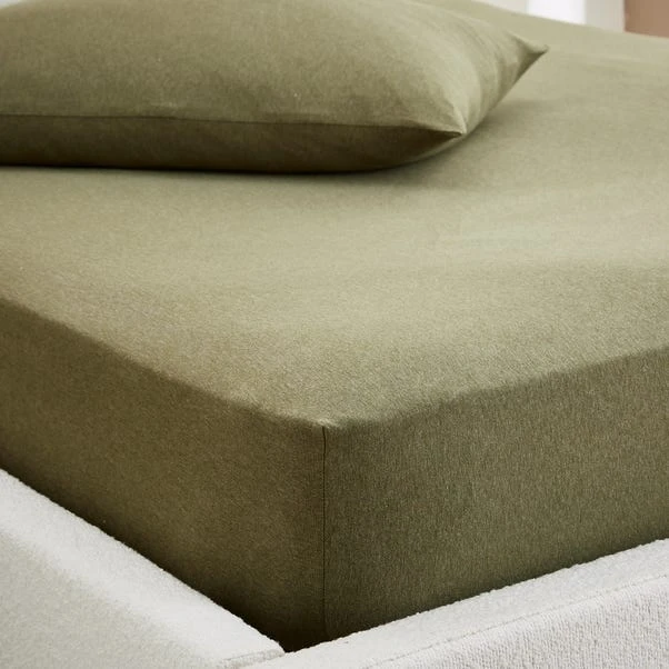 Elements Cotton Jersey Plain Fitted Sheet 22 Elements Cotton Jersey Plain Fitted Sheet - Image 20