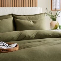 Elements Cotton Jersey Plain Duvet Cover & Pillowcase Set 27 Elements Cotton Jersey Plain Duvet Cover & Pillowcase Set -Elements Outlet 30898028 alt01