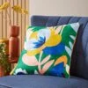 Elements Fieldsley Floral Crewel Square Cushion -Elements Outlet 30898209