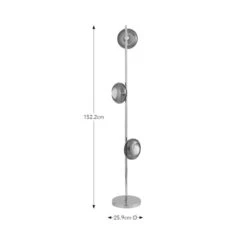 Elements Bennett 3 Light Floor Lamp -Elements Outlet 30898639 alt08