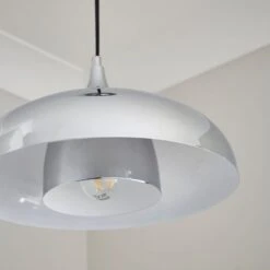 Elements Lennon 2 Tier Dome Pendant Light -Elements Outlet 30898669 alt02