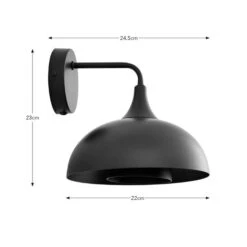 Elements Lennon 2 Tier Dome Plug In Wall Light 19 Elements Lennon 2 Tier Dome Plug In Wall Light -Elements Outlet 30898671 alt08