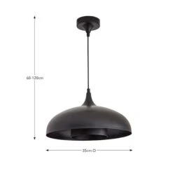 Elements Lennon 2 Tier Dome Pendant Light -Elements Outlet 30898682 alt08