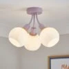 Elements Bailey 3 Light Semi Flush Ceiling Light 1 Elements Bailey 3 Light Semi Flush Ceiling Light -Elements Outlet 30898689