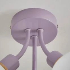 Elements Bailey 3 Light Semi Flush Ceiling Light -Elements Outlet 30898689 alt02