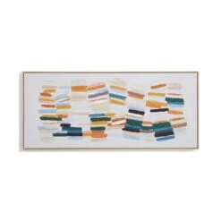 Elements Dashes Framed Canvas 7 Elements Dashes Framed Canvas -Elements Outlet 30898763 alt02