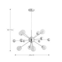 Elements Nova 8 Light Cluster Ceiling Light -Elements Outlet 30901448 alt08