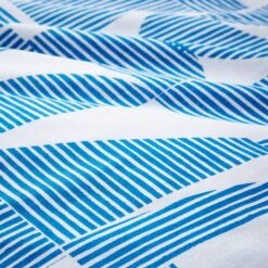 Elements Ezra Blue Cotton Duvet Cover And Pillowcase Set 27 Elements Ezra Blue Cotton Duvet Cover And Pillowcase Set -Elements Outlet 30902471 alt05