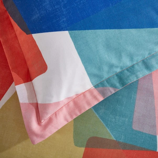 Elements Abstract Blocks Oxford Pillowcase 4 Elements Abstract Blocks Oxford Pillowcase - Image 3