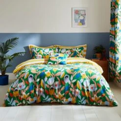 Elements Fieldsley Multicoloured Cotton Duvet Cover And Pillowcase Set 28 Elements Fieldsley Multicoloured Cotton Duvet Cover And Pillowcase Set -Elements Outlet 30903877