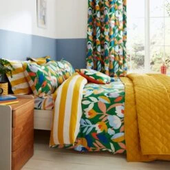 Elements Fieldsley Multicoloured Cotton Duvet Cover And Pillowcase Set 34 Elements Fieldsley Multicoloured Cotton Duvet Cover And Pillowcase Set -Elements Outlet 30903877 alt06