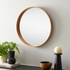 Elements Round Framed Wall Mirror -Elements Outlet 30909161