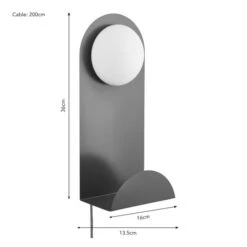 Elements Harton Shelved Wall Light 28 Elements Harton Shelved Wall Light -Elements Outlet 30921665 alt08