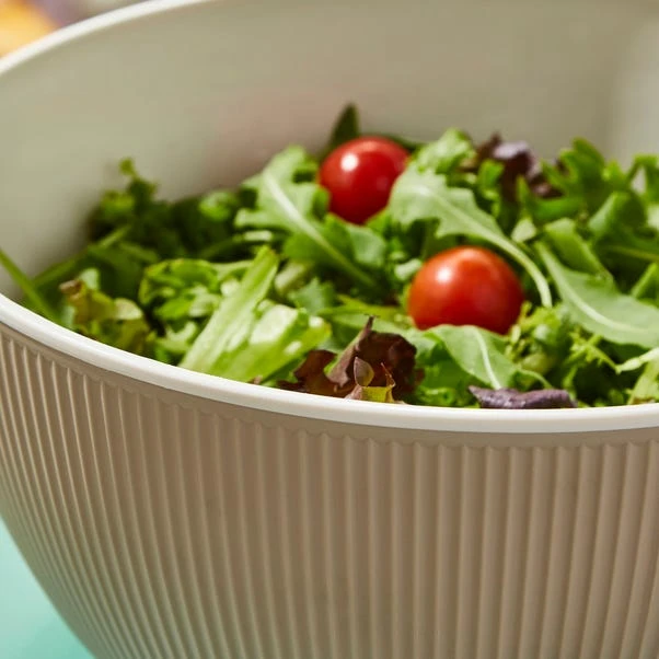 Elements Large Taupe Salad Bowl 4 Elements Large Taupe Salad Bowl - Image 2