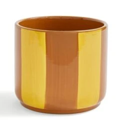 Elements Striped Ceramic Plant Pot 15 Elements Striped Ceramic Plant Pot -Elements Outlet 30943035 alt02