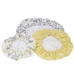 Set Of 3 Reusable Stretchable Cloth Bowl Covers 12 Set Of 3 Reusable Stretchable Cloth Bowl Covers -Elements Outlet 30948736 alt03