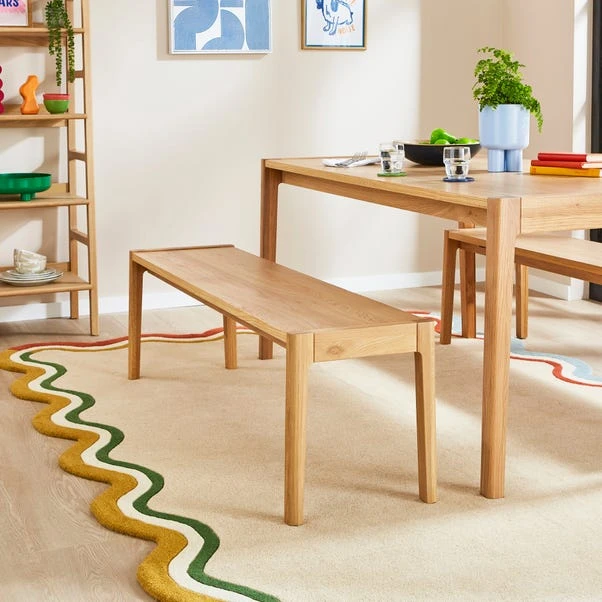 Elements 6 Seater Holmes Dining Table And Bench Set 6 Elements 6 Seater Holmes Dining Table And Bench Set - Image 4